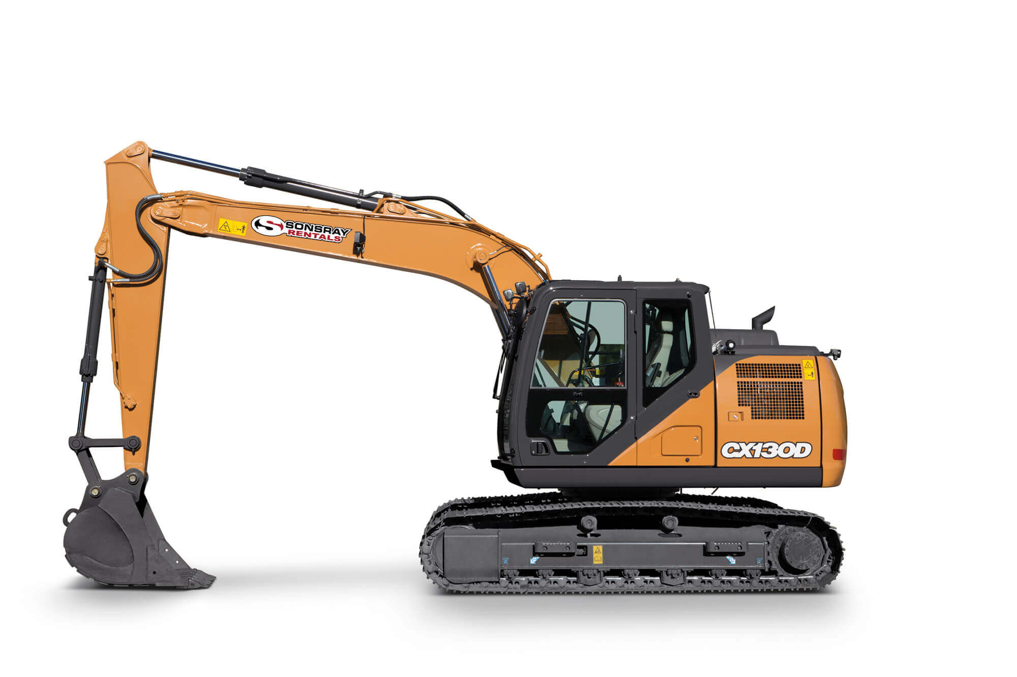 long reach excavator rental